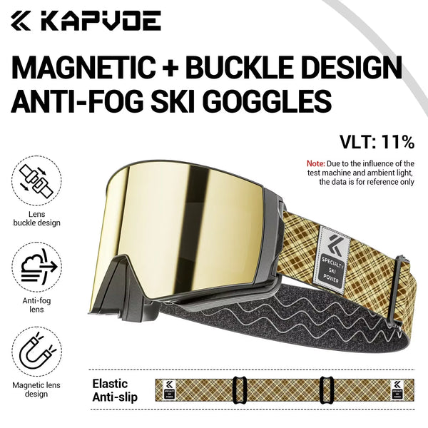 Kapvoe Ski Goggles